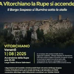 Vitorchiano accende la Rupe: una serata tra luci, storia e tradizione