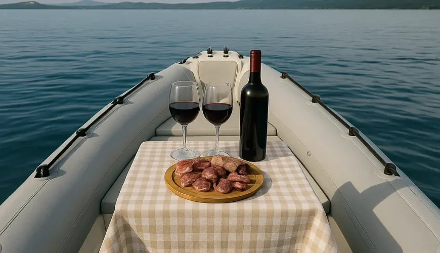 aperitivo in barca lago di bolsena